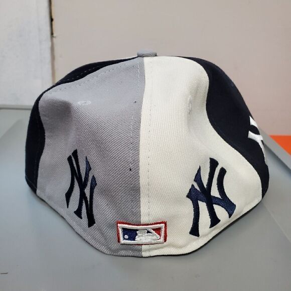 New York Yankees New Era Logo Pinwheel Multicolor 59FIFTY Sz 7 1/4 Fitted - Picture 7 of 13